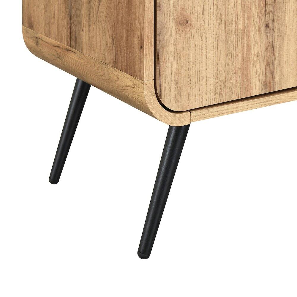 Alt View 2. New Classic Furniture - Rowan Wood Sideboard/TV Console in Natural/Beige - Natural.