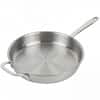 Front. Alva - Alva Maestro 5-Ply Stainless Steel Frying Pan - Silver.