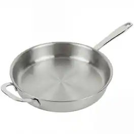 Alva - Maestro 5-Ply Stainless Steel Frying Pan - Silver