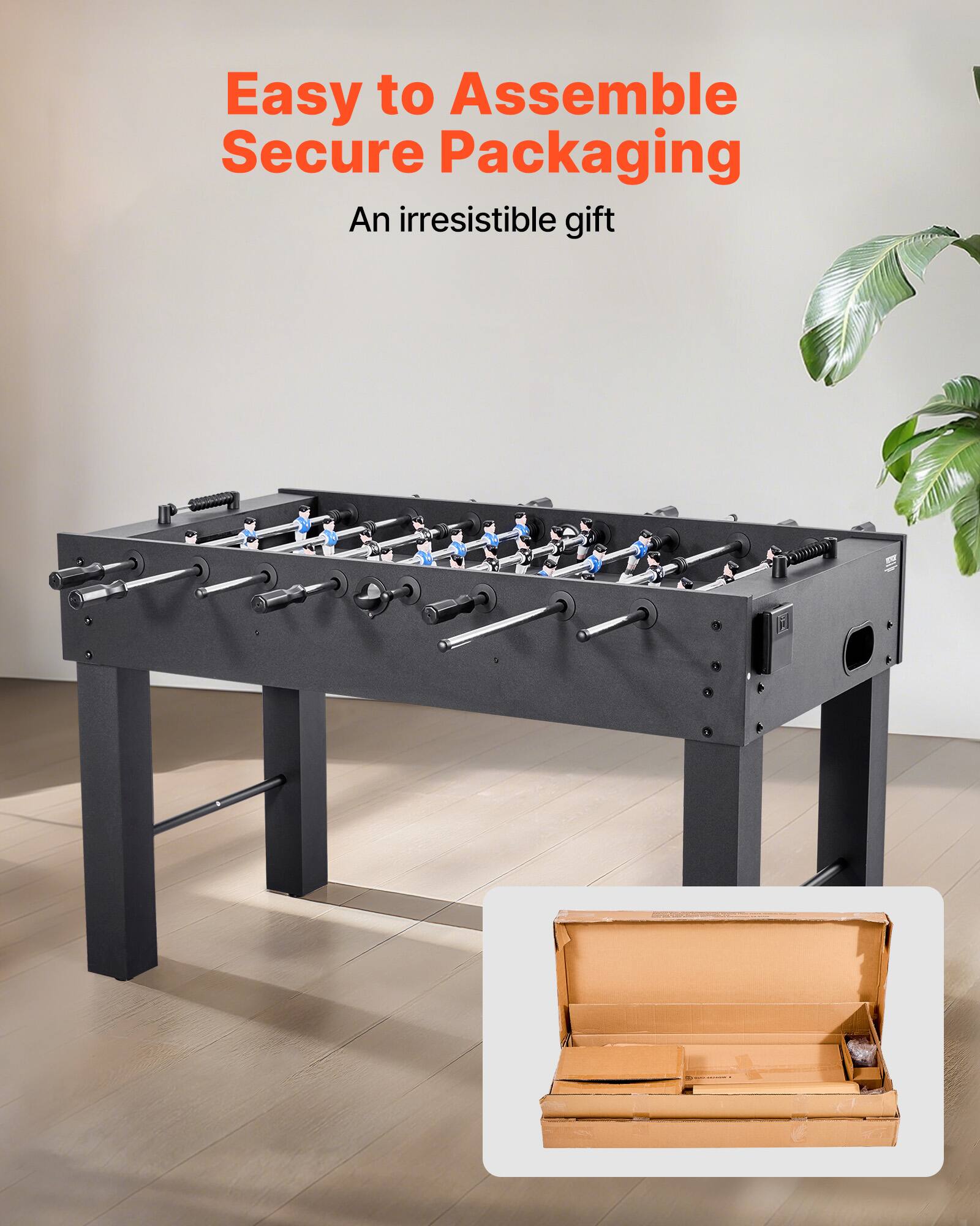 Easy to Assemble  
Secure Packaging  
An irresistible gift