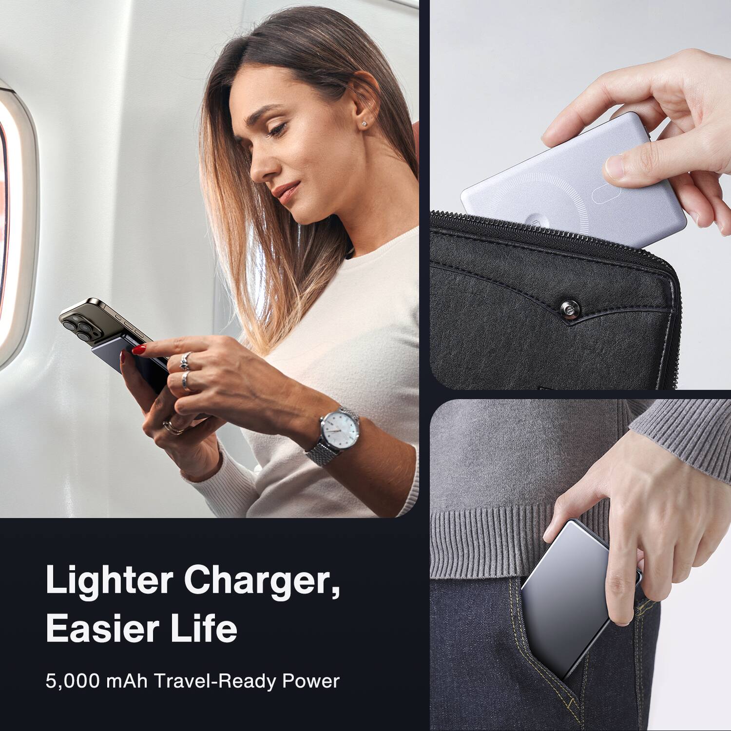 Lighter Charger, Easier Life
5,000 mAh Travel-Ready Power