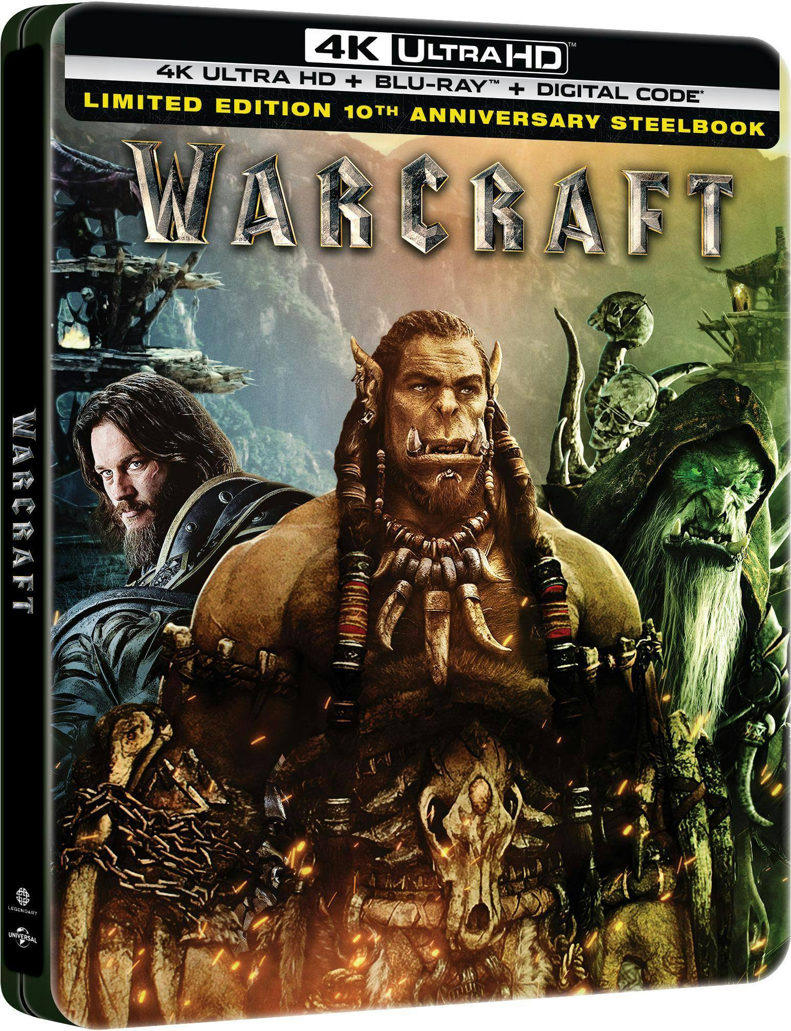 Angle. Warcraft (10th Anniversary) (Steelbook)   - 4K Blu-Ray.