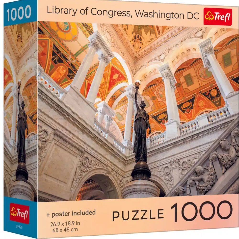 Trefl - 1000 Piece Puzzle - Library of Congress, Washington DC price history on PriceWatchPro