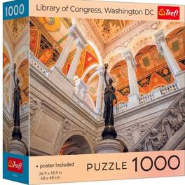 Trefl - 1000 Piece Puzzle - Library of Congress, Washington DC