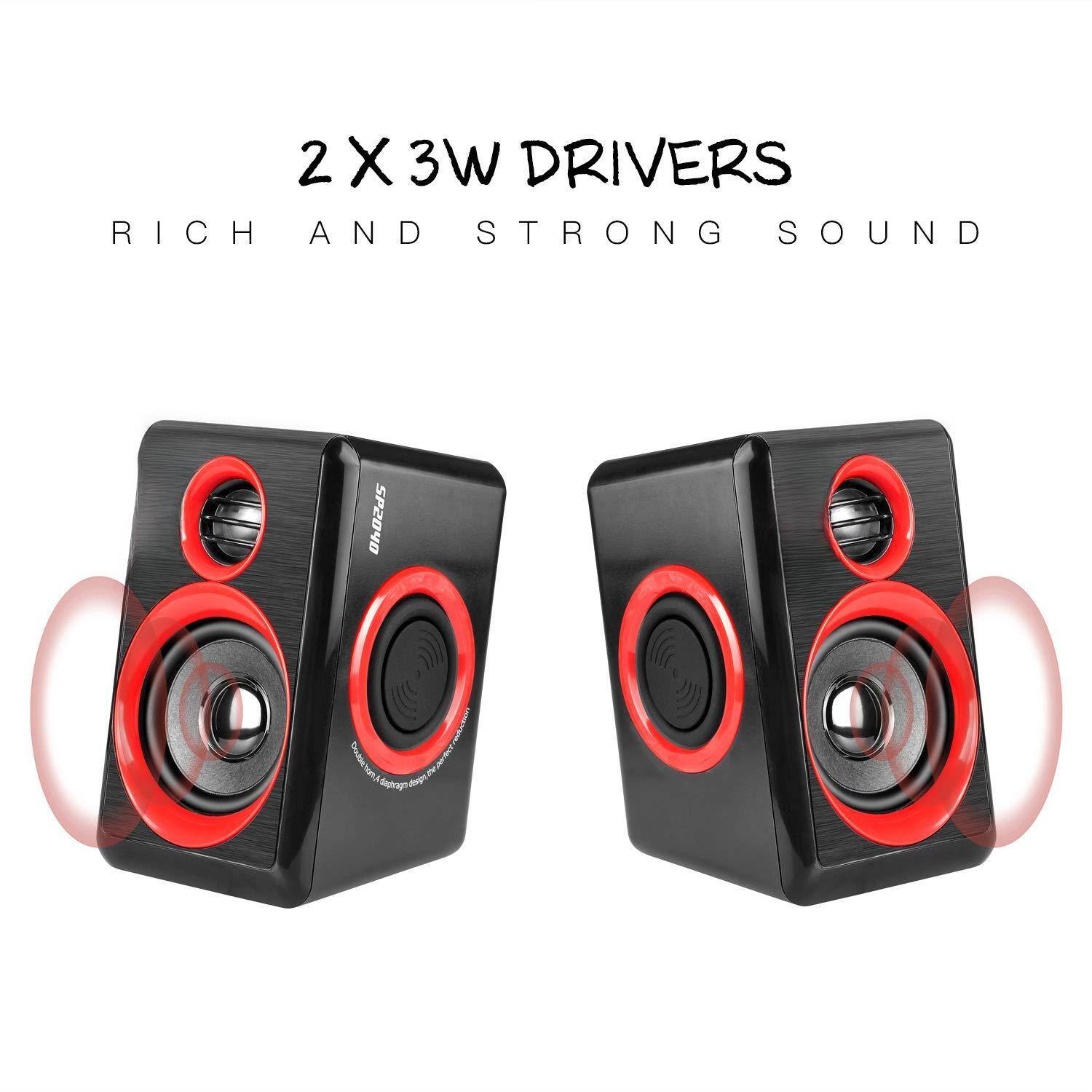 2 X 3W DRIVERS  
RICH AND STRONG SOUND