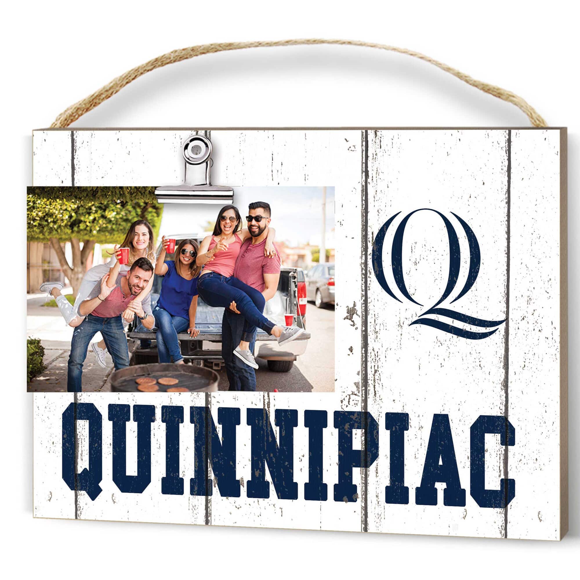 "Jardine - Quinnipiac Bobcats 8"" x 10"" Weathered Clip It Frame - White" price history on PriceWatchPro