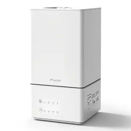 Front. Domanki - Domanki Humidifier Portable 4L Humidifier for Home, Desktop Humidifier Ifier with Essential Oil Diff with Touch Control.