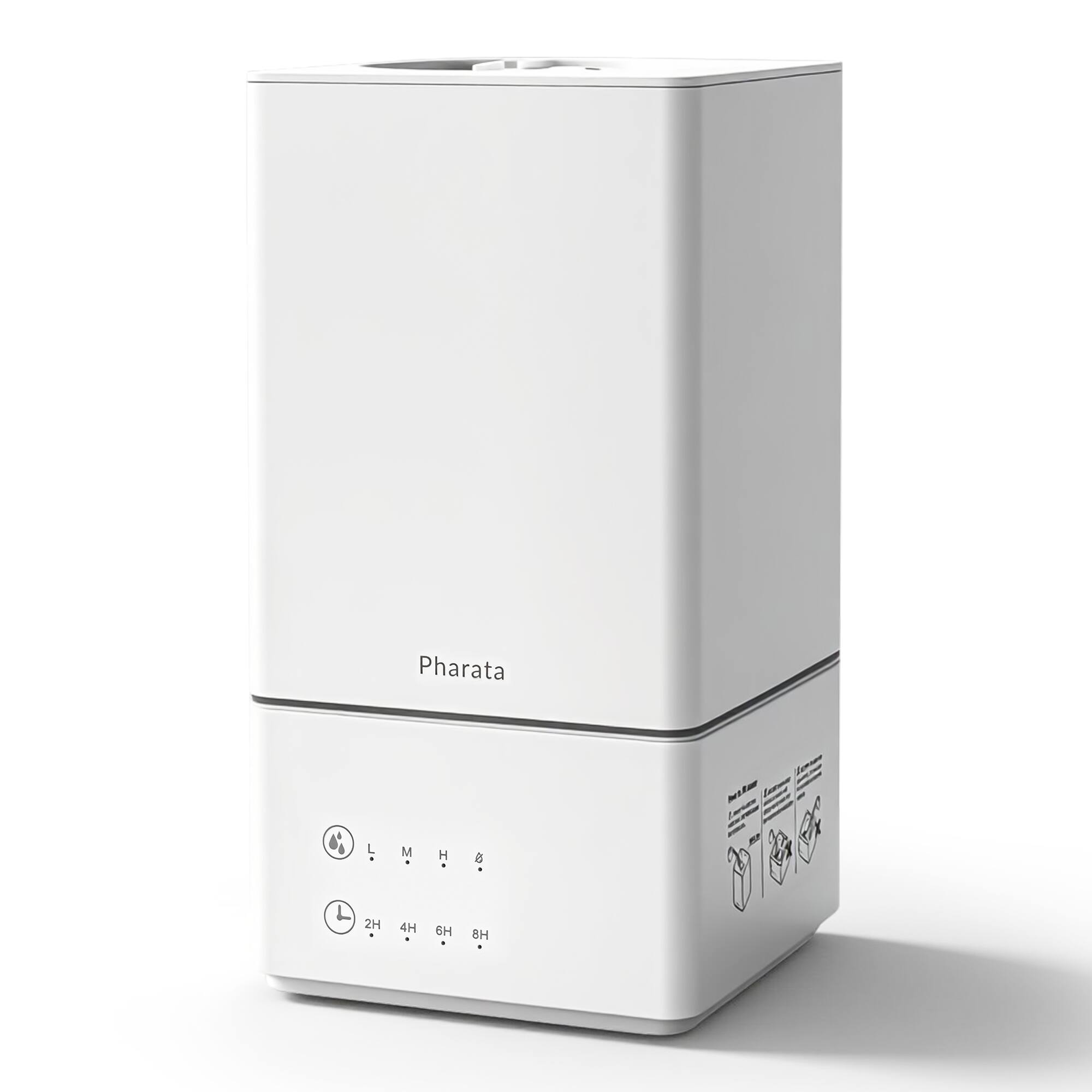 Front. Domanki - Domanki Humidifier Portable 4L Humidifier for Home, Desktop Humidifier Ifier with Essential Oil Diff  with Touch Control.