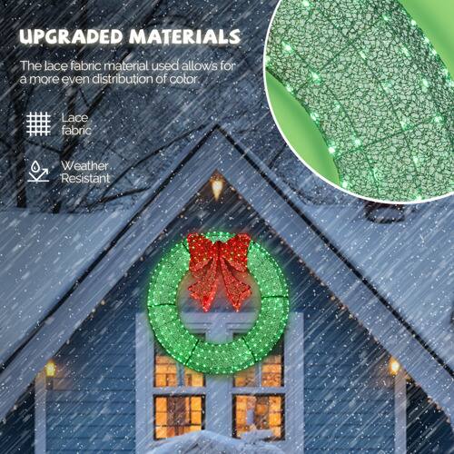 UPGRADED MATERIALS

The lace fabric material used allows for a more even distribution of color.

- Lace fabric
- Weather Resistant