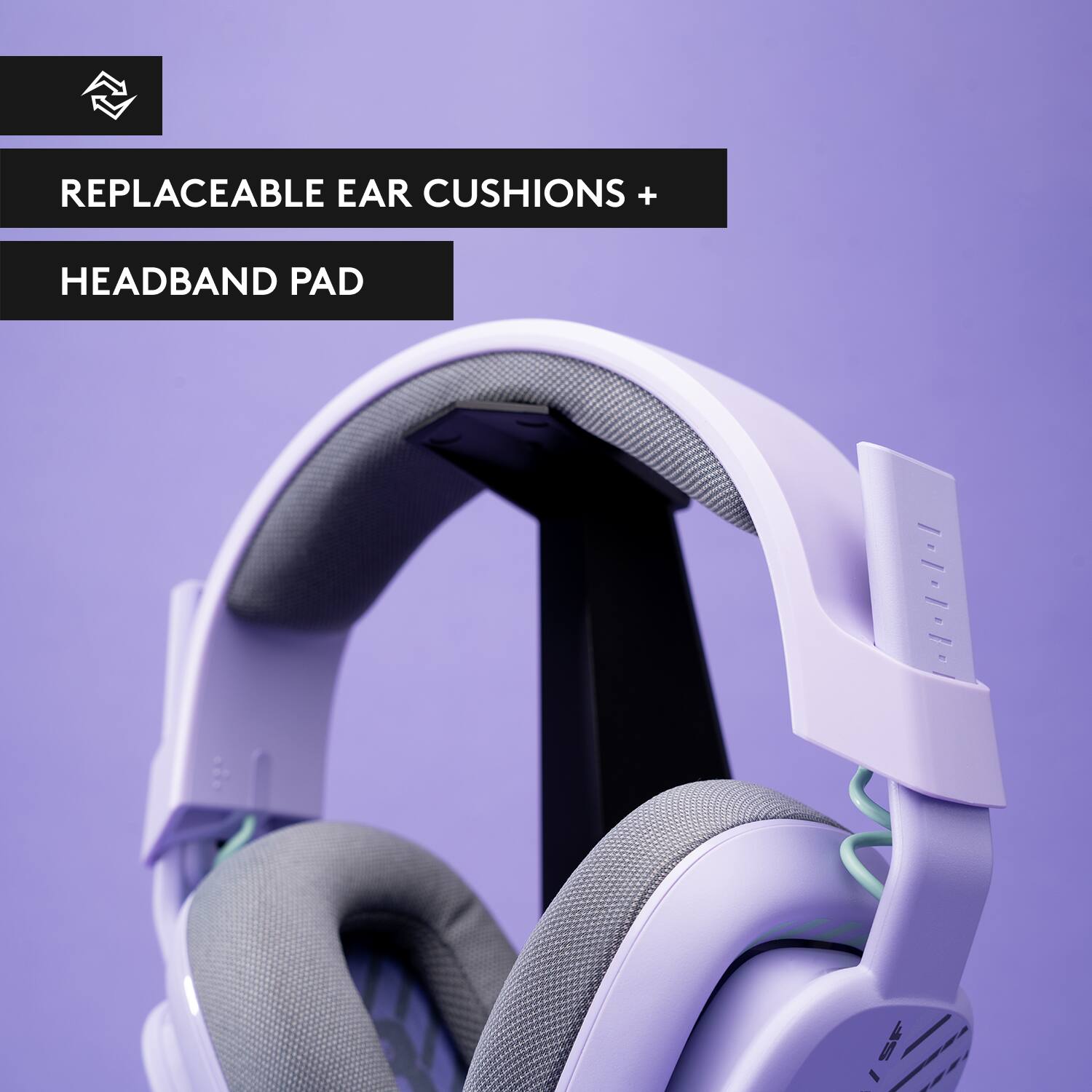 REPLACEABLE EAR CUSHIONS + HEADBAND PAD