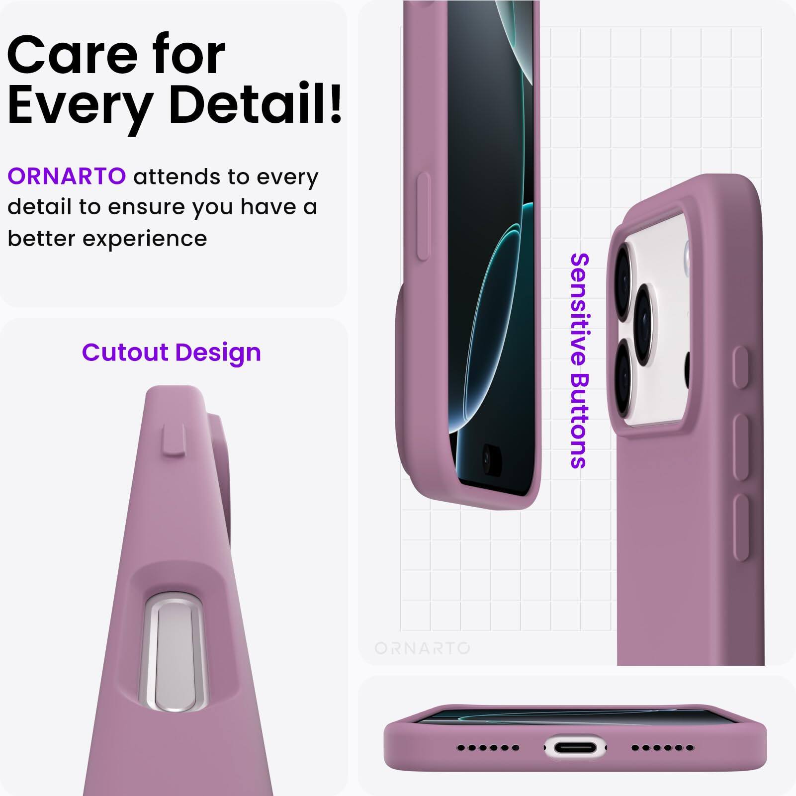 Care for Every Detail!

ORNARTO attends to every detail to ensure you have a better experience

Cutout Design

Sensitive Buttons