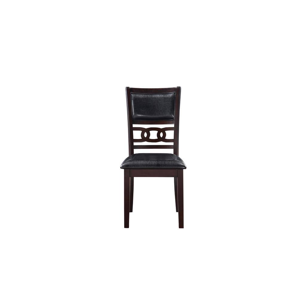 Alt View 2. New Classic Furniture - Furniture Gia Solid Wood Dining Chairs in Ebony Black (Set of 2) - Black.