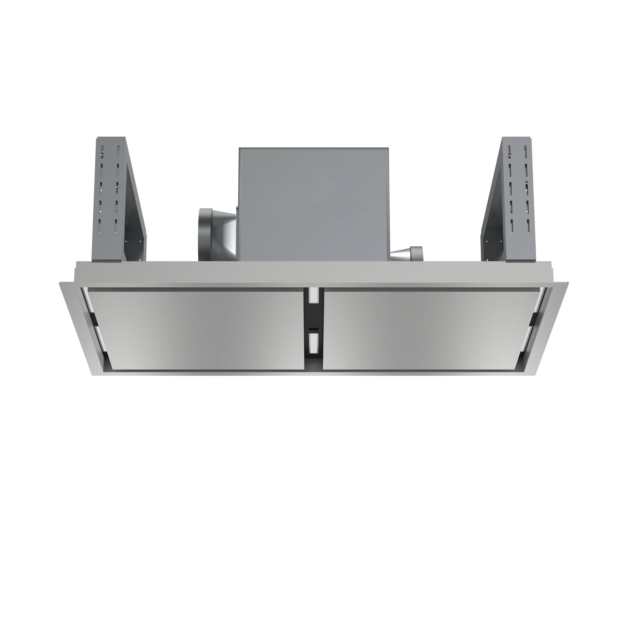 Alt View 1. Forno Appliances - Arezzo 44" Ceiling Range Hood with Perimetric Heat, Odor, Gases and Steam Air Capture - Stainless steel.