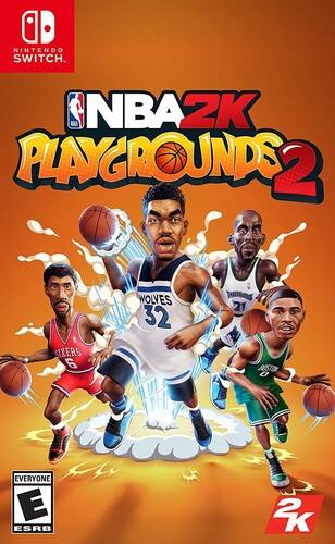 NINTENDO SWITCH  
NBA 2K PLAYGROUNDS 2  
SIXERS 6  
WOLVES 32  
21  
0  
EVERYONE  
E  
ESRB  
2K
