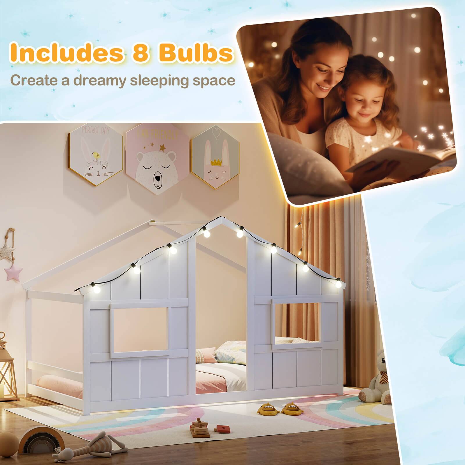 Includes 8 Bulbs  
Create a dreamy sleeping space  

PERFECT DAY  
LAM FRIENDLY