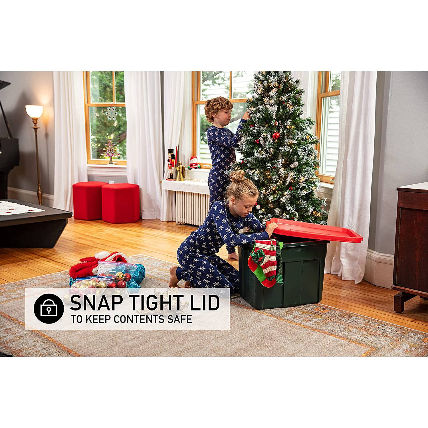 SNAP TIGHT LID  
TO KEEP CONTENTS SAFE