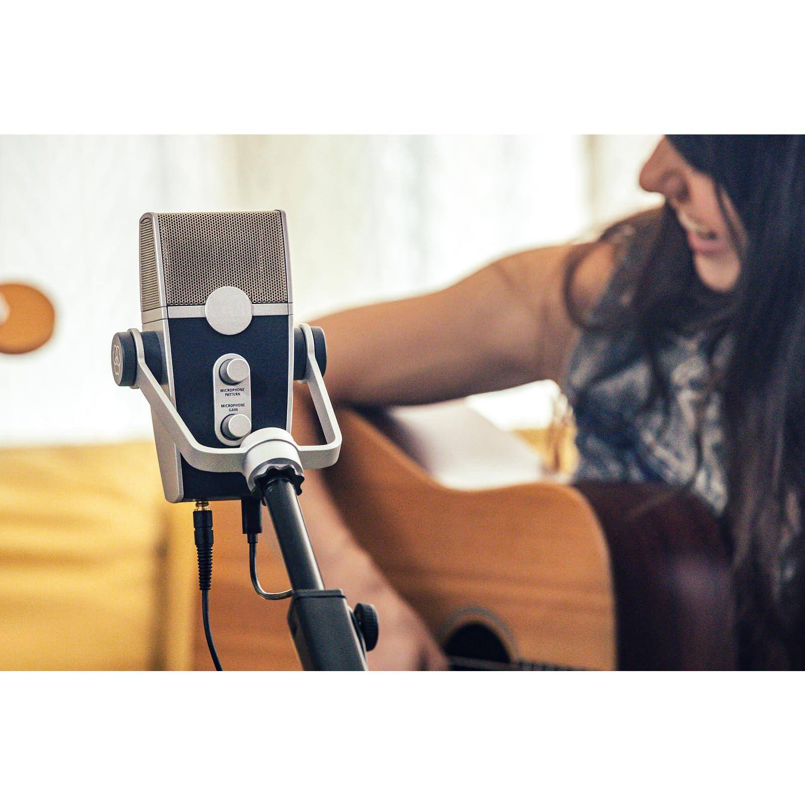 Back. Cedar Assembly - Pro Audio Lyra Ultra hd Usb C Microphone For Recording Streaming Gaming Podcasting Asmr On Pc And Condenser Mi - Microphone Only.