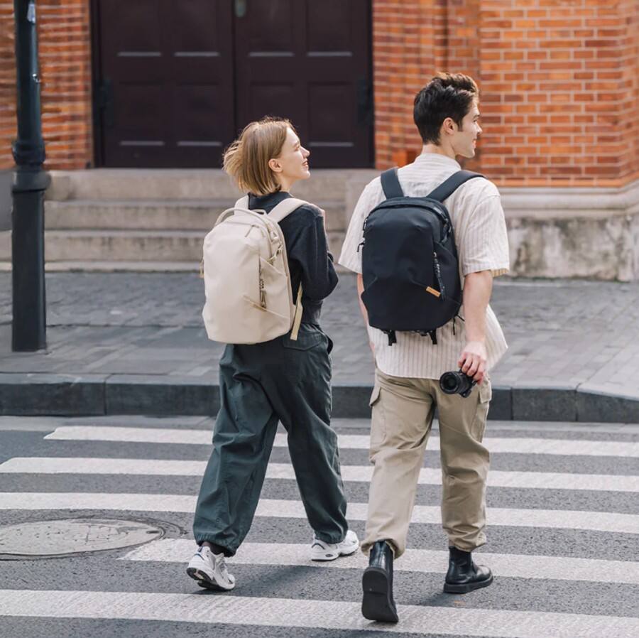 Angle. PGYTECH - PGYTECH OneGo Lite Backpack 22L Matte Black, Lightweight Camera Bag with 16" Laptop Pocket - Matte Black.