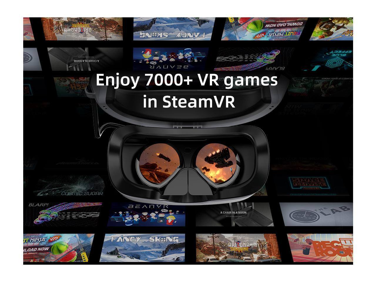Enjoy 7000+ VR games in SteamVR