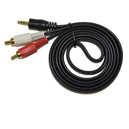 Front. HQRP - Stereo RCA to 3.5mm Audio Cable for Vizio S3820w-C0 S5430W-C2 SB2920-C6 SB3851-C0 SB4021E-B0 SB4051-C0 Sound Bar.