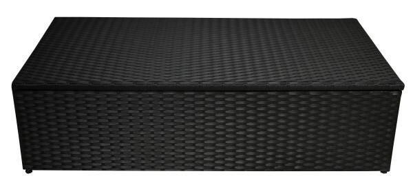 Alt View 4. Serta - Serta Laguna Outdoor Storage Sofa & Coffee Table, Black Wicker - Beige.