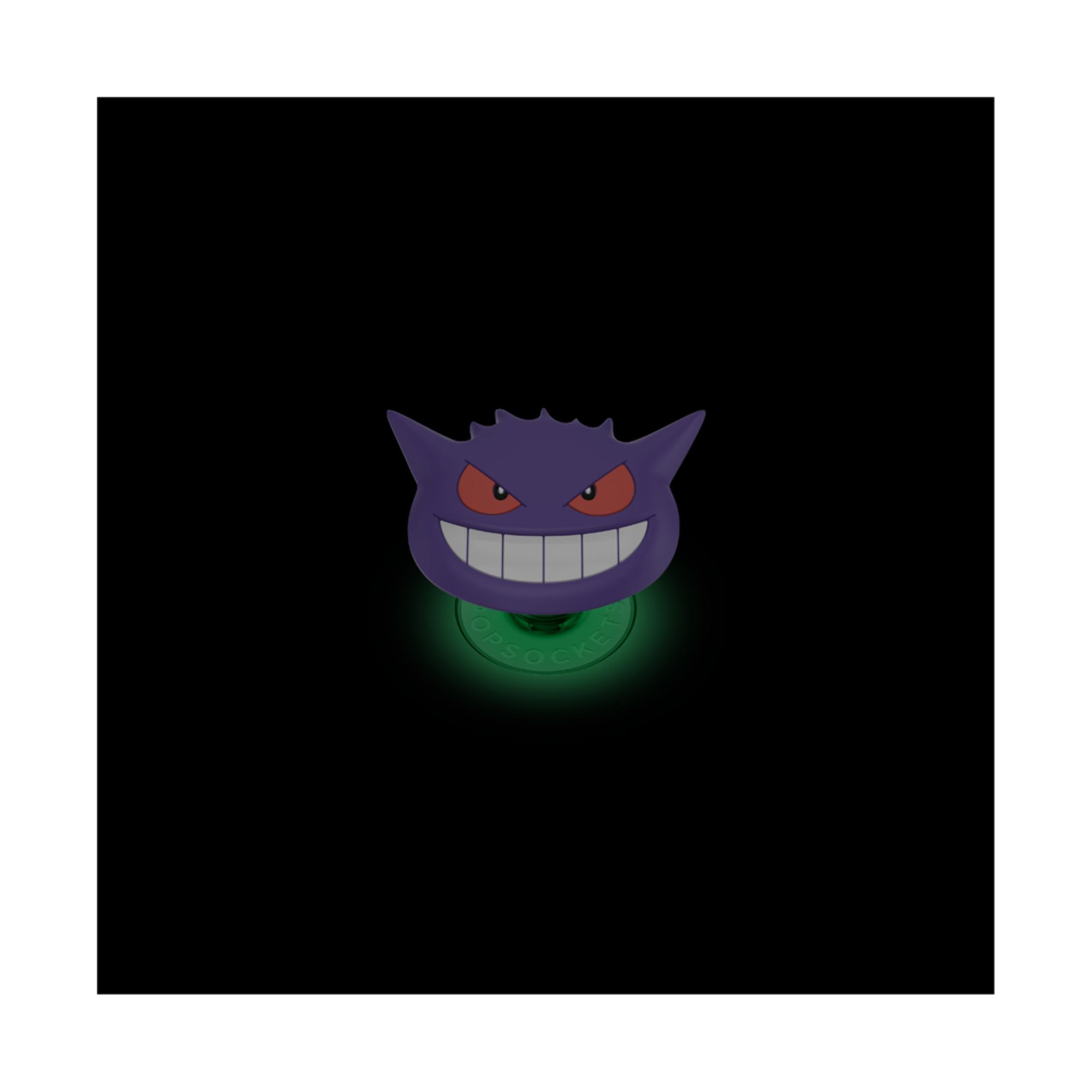 Alt View 4. PopSockets - Adhesive PopGrip Universal Grip & Stand for Cell Phones - Pokemon - Gengar Face.