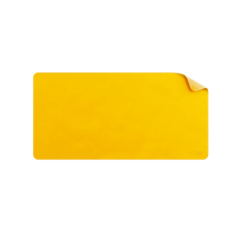 Front. Mobile Pixels - Desk Mat (Racing Yellow) - Yellow.