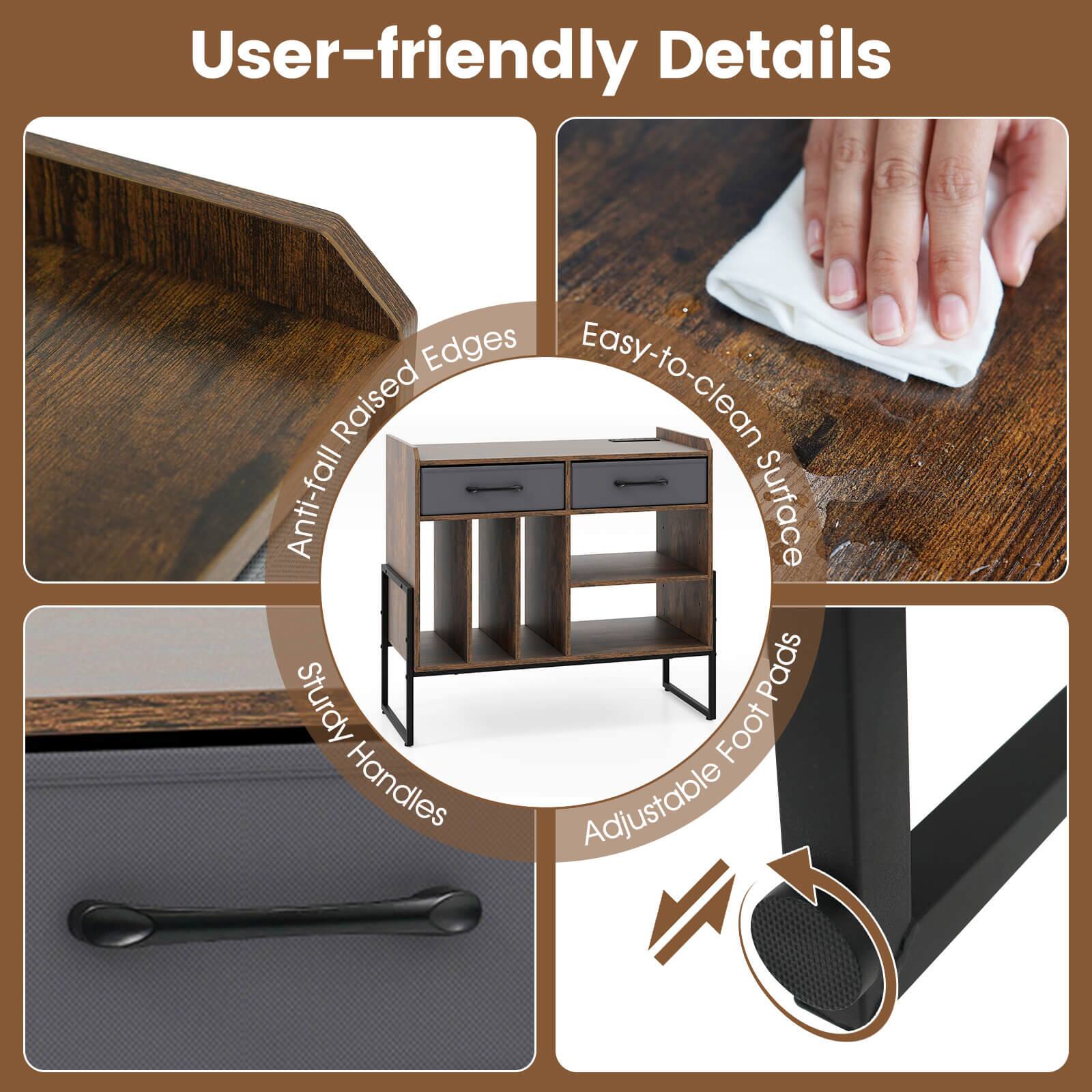 User-friendly Details

- Anti-fall Raised Edges
- Easy-to-clean Surface
- Sturdy Handles
- Adjustable Foot Pads