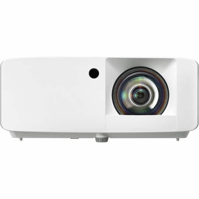 Optoma - ZW350ST 3D Short Throw DLP Projector - 16:9 - High Dynamic Range (HDR) - Front - 1080p - 30000 Hour - White