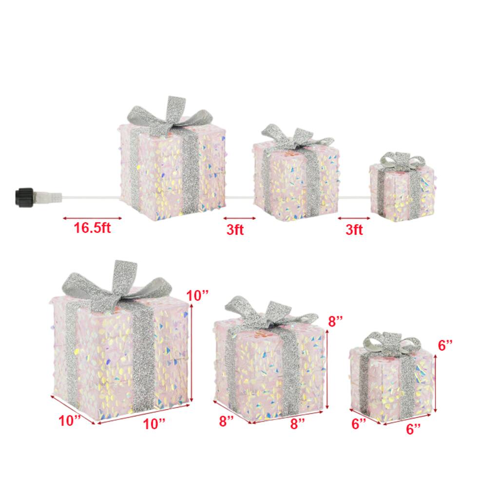 16.5ft  
3ft  
3ft  
10" x 10" x 10"  
8" x 8" x 10"  
6" x 6" x 8"