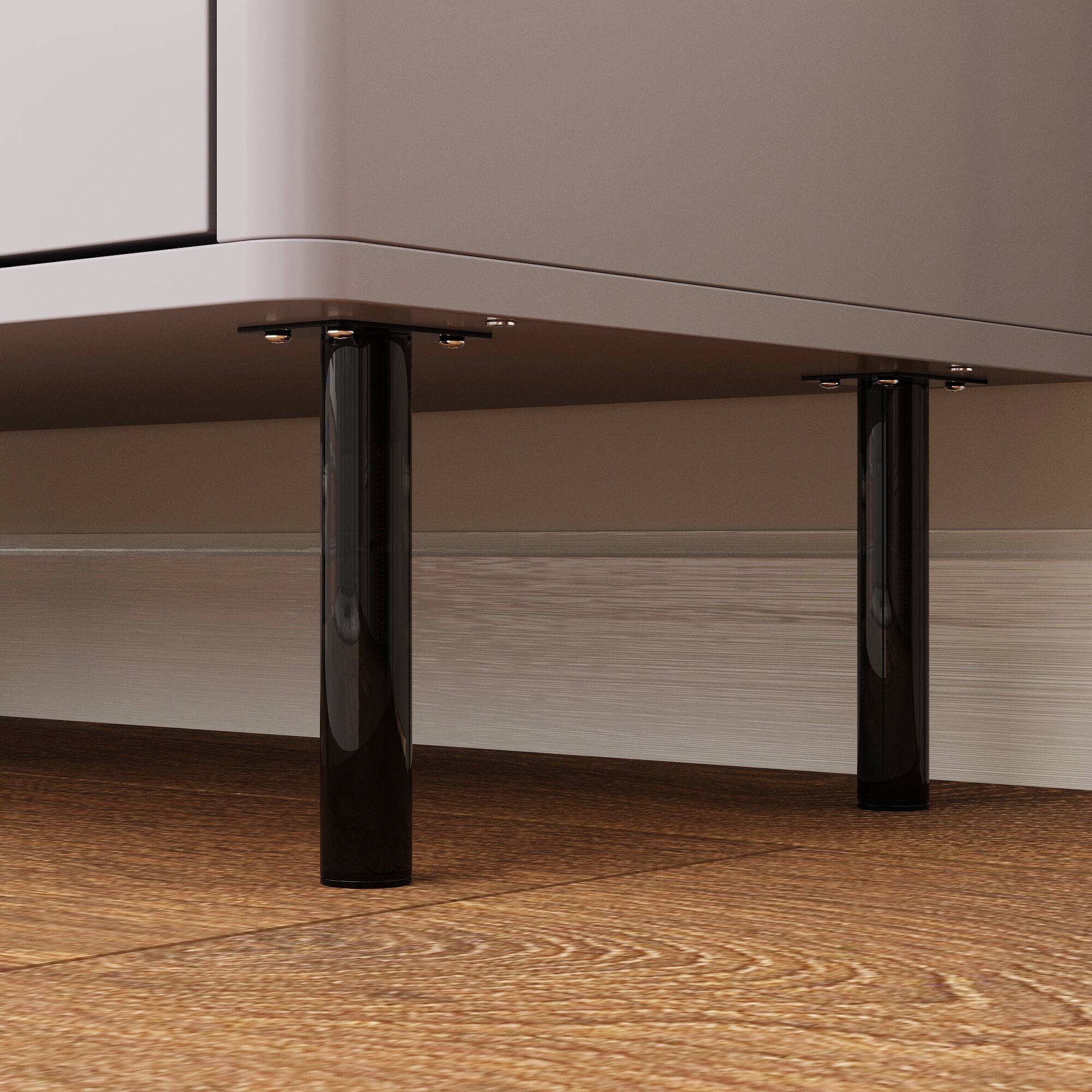 Alt View 7. Famapy - Famapy Vertical Dresser with Unique Decorative Textured Surface & Ample Storage - Gray.