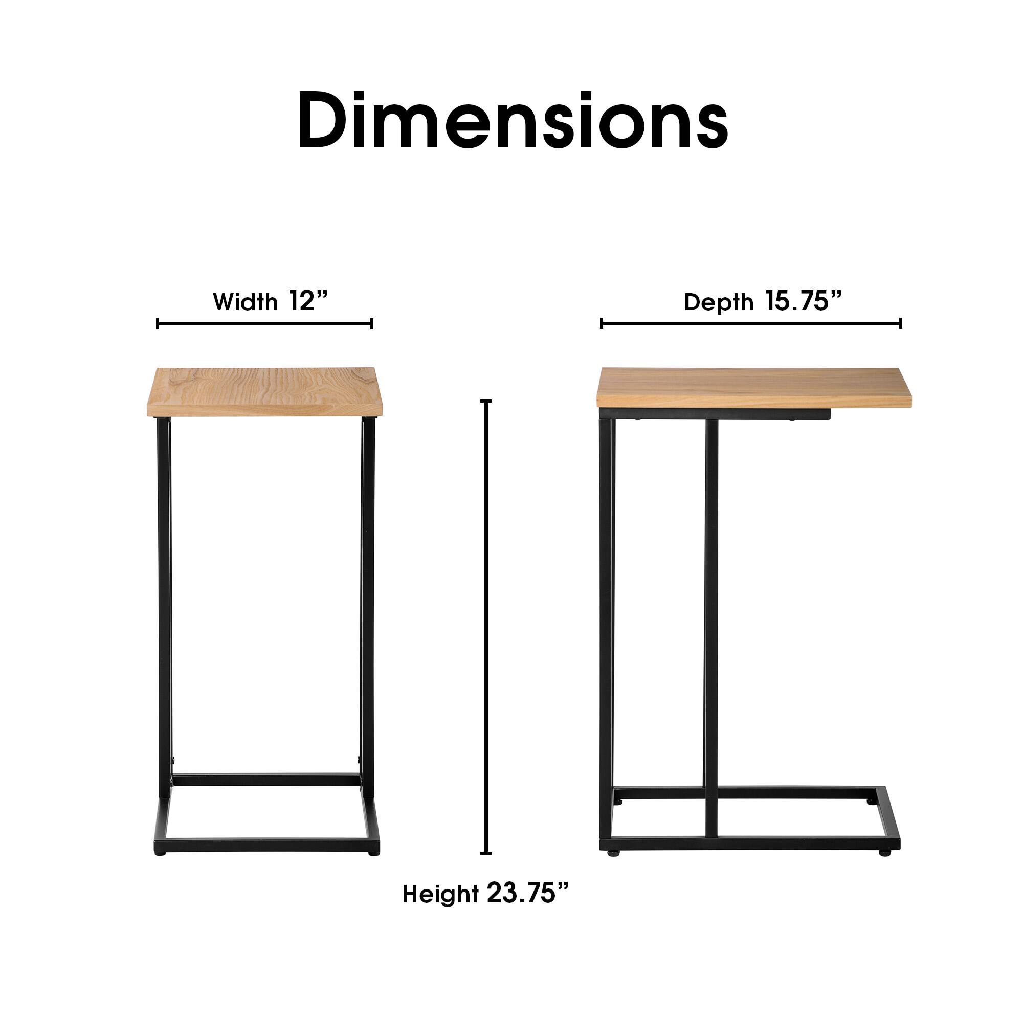Dimensions  
Width 12"  
Depth 15.75"  
Height 23.75"