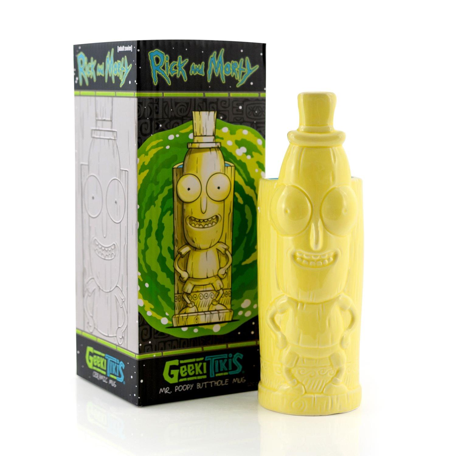 Rick and Morty  
Geeki Tikis  
Mr. Poopy Butthole Mug