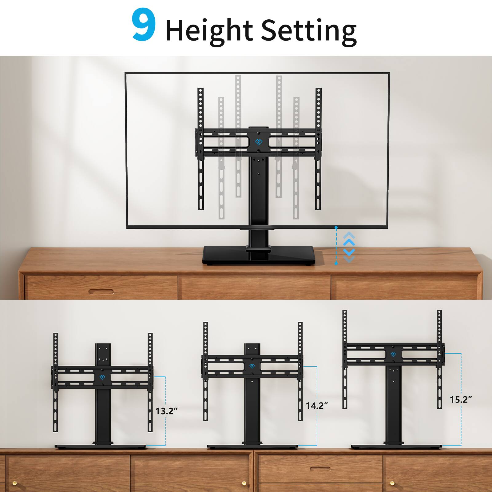9 Height Setting

13.2"  
14.2"  
15.2"