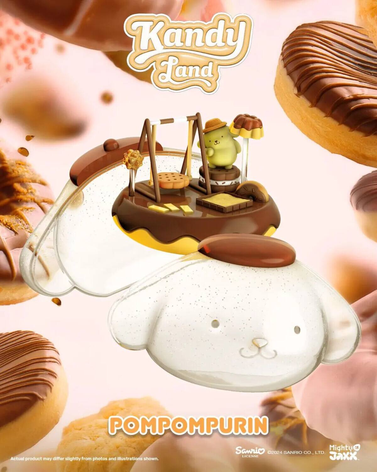 Kandy Land

POMPOMPURIN

Actual product may differ slightly from photos and illustrations shown.

©2024 SANRIO CO., LTD. LICENSE

Mighty Jaxx