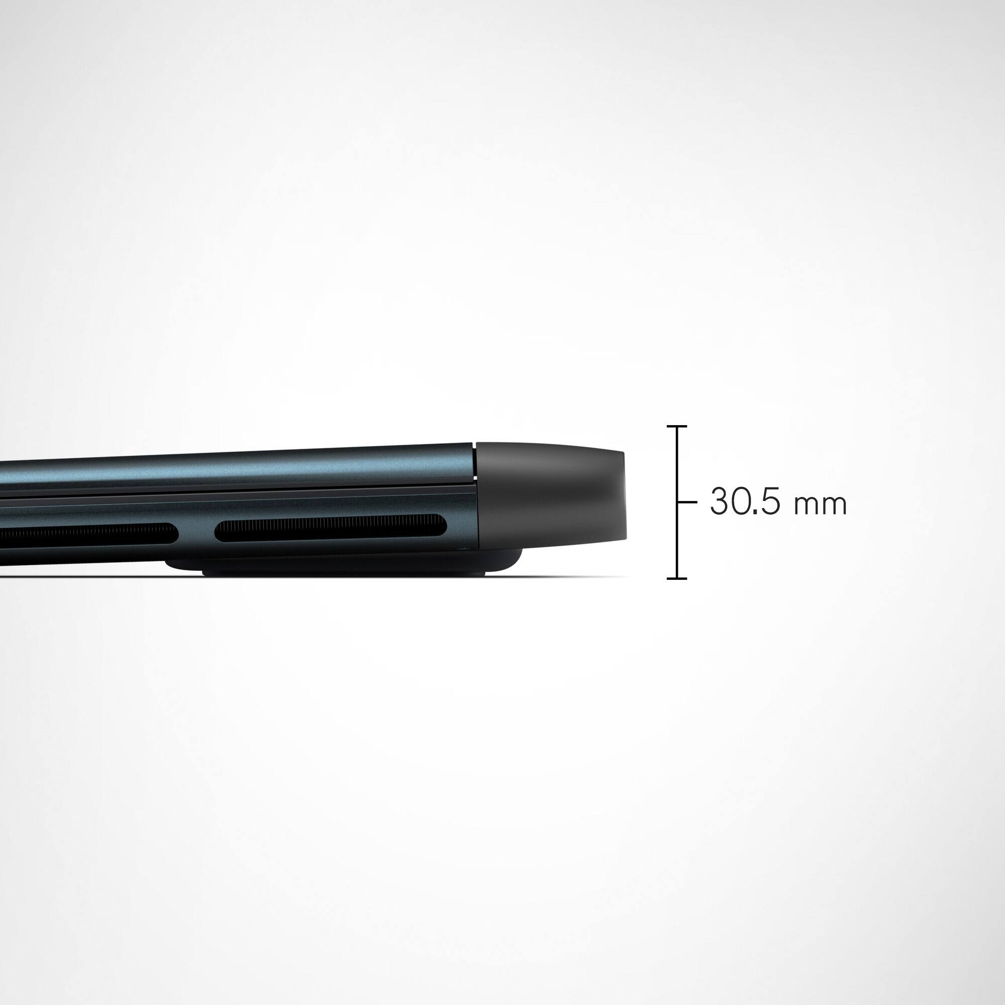 Alt View 9. Alienware - Area-51 - 18" 2.5K Gaming Laptop - Intel Core Ultra 9 275HX - 64GB Memory - NVIDIA GeForce RTX 5090 - 2TB Storage - Liquid Teal.