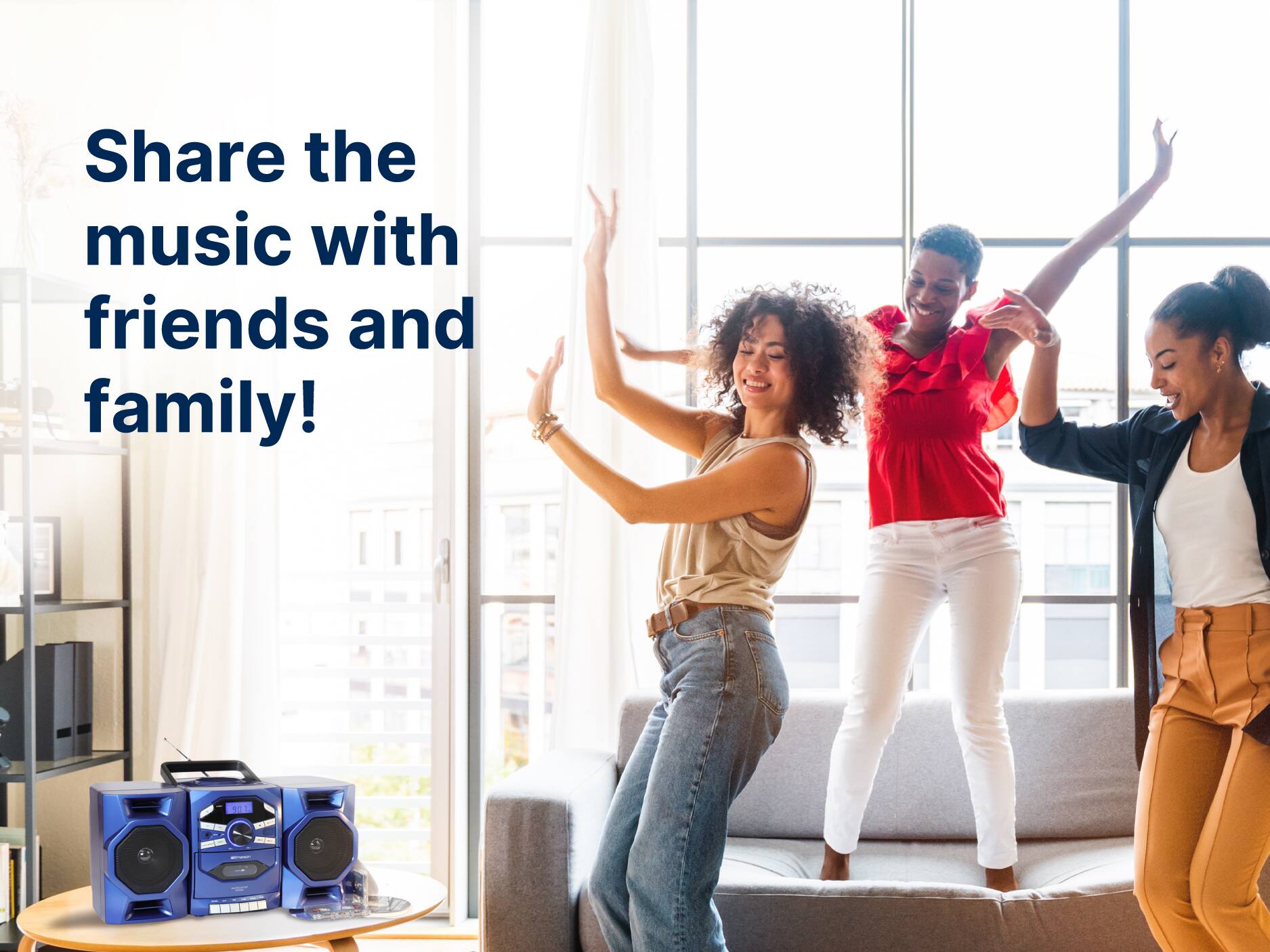 Share the music with friends and family!