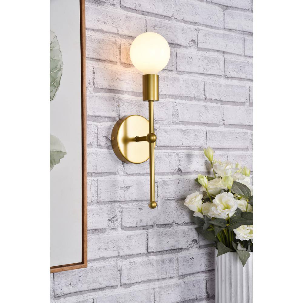Living District - Keely 1 light wall sconce - Brass price history on PriceWatchPro