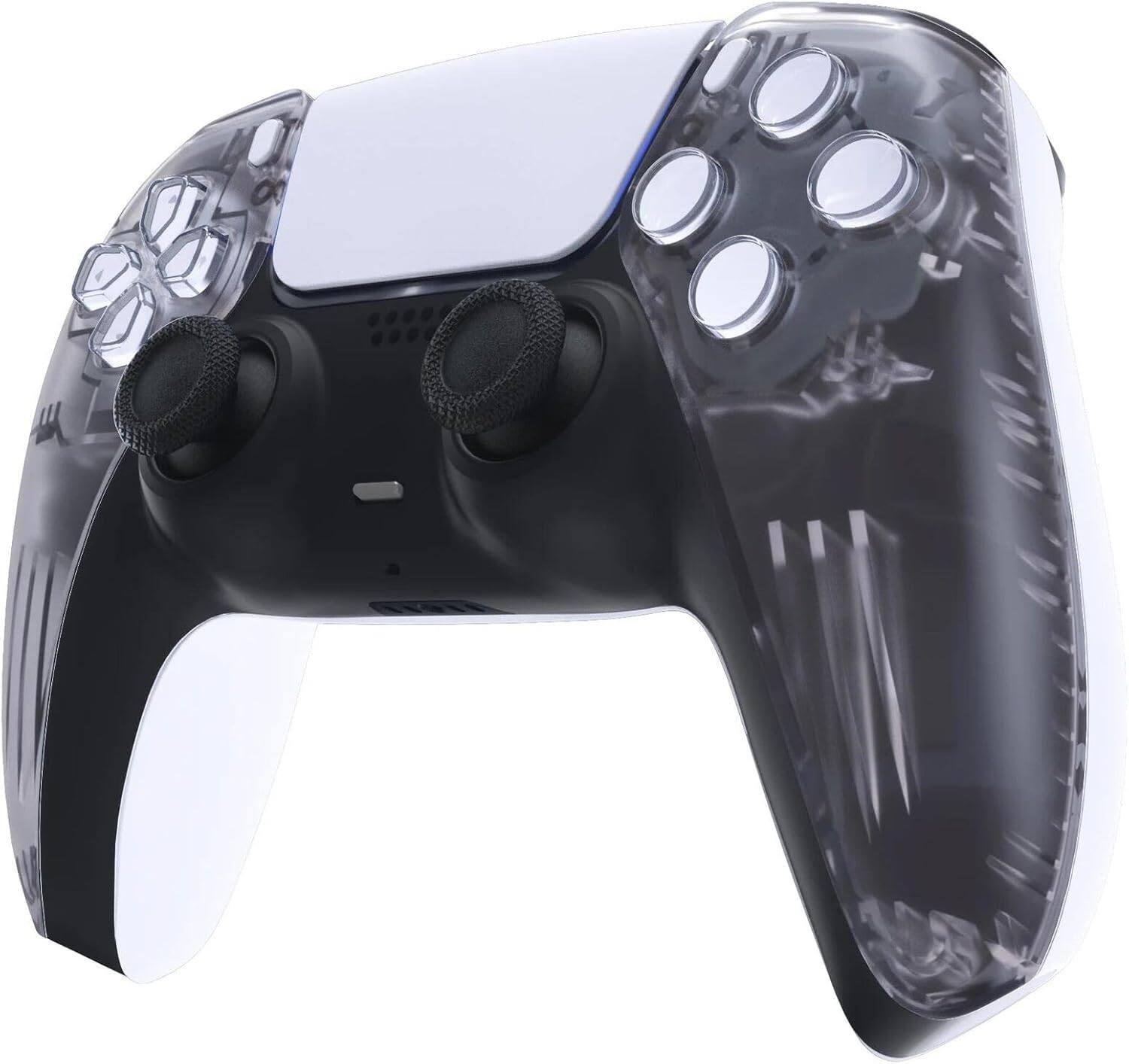 Angle. ProControllers - Custom Wireless Controller for PS5 - Clear.