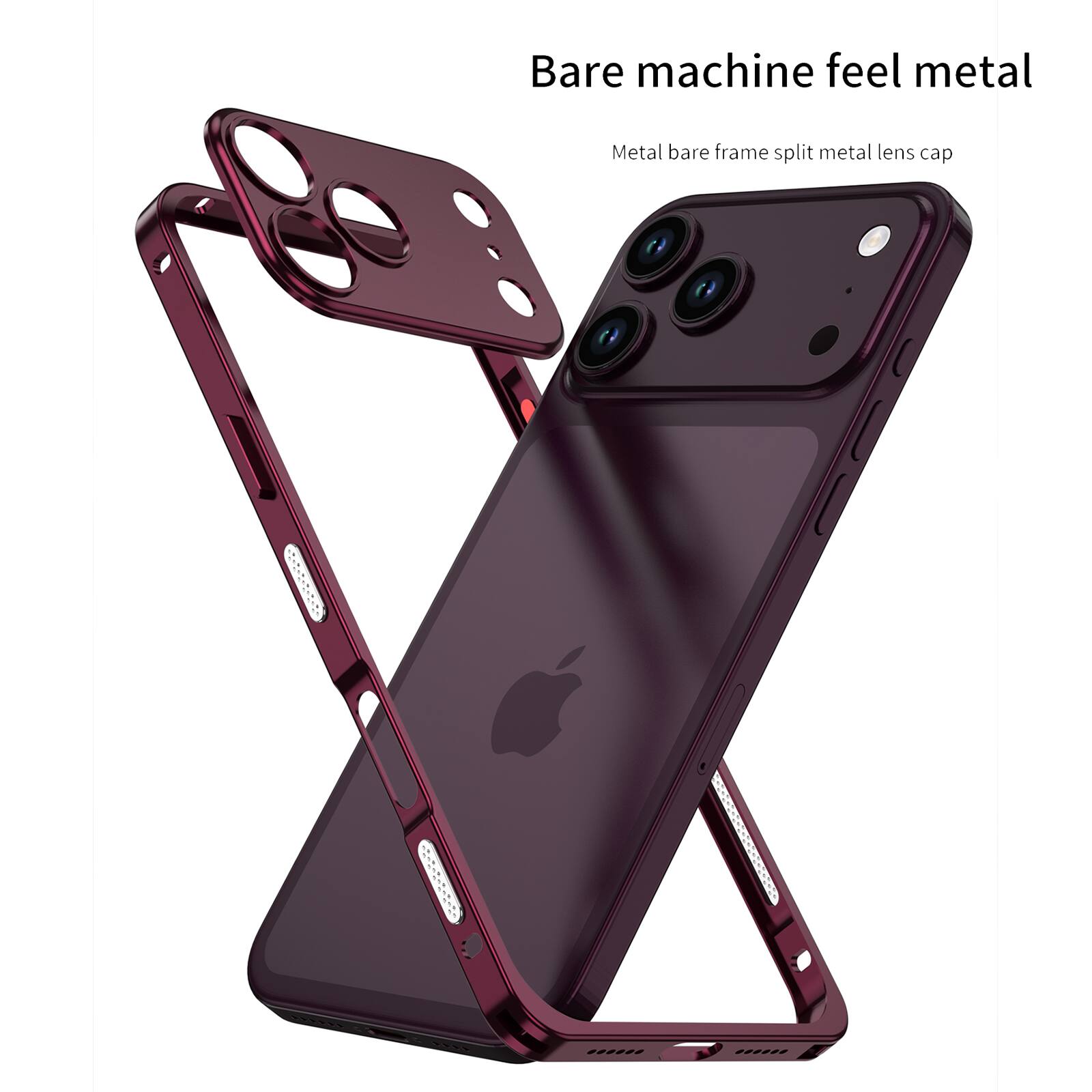 UUCOVER Slim Metal Bumper Case for Apple iPhone 18 Pro Max with Metal ...