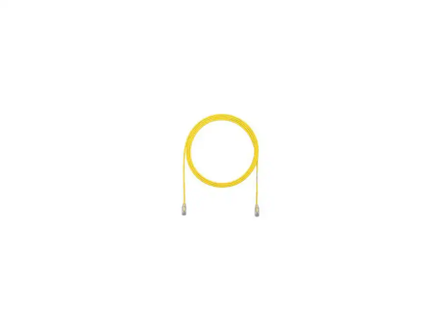 Network Connector Computer Panduit UTP28SP8INYL 8 in. Cat 6 Yellow Network Ethernet Cable - Best Buy