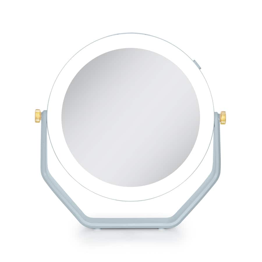 Zadro - LED Lighted Makeup Mirror with 5X/1X Magnifications - French Blue price history on PriceWatchPro