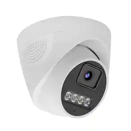 Cluzine - 3K Surveillance Camera, 5MP IP Camera with Headlight Person/Vehicle Detection Outdoor, Colour Night Vision