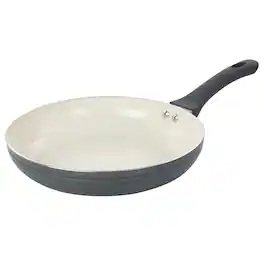 Oster - Ridge Valley 10 Inch Aluminum Nonstick Frying Pan in Grey - Gray
