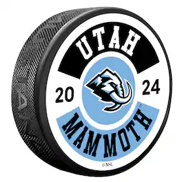 Mustang Drinkware - Utah Mammoth Cog Hockey Puck - Multicolor