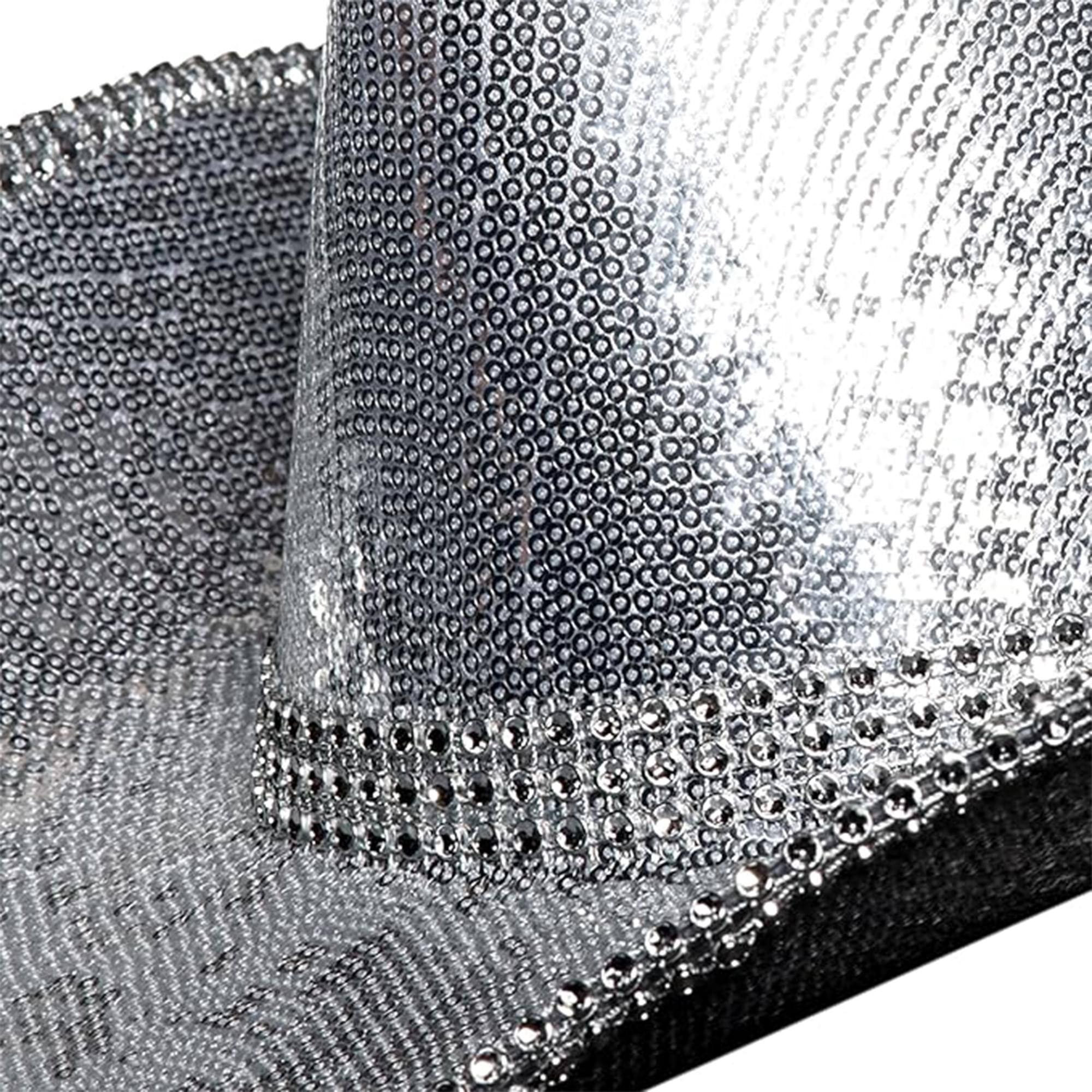 Alt View 1. Underwraps - Metallic Silver With Rhinestones Adult Costume Cowboy Hat - Silver.
