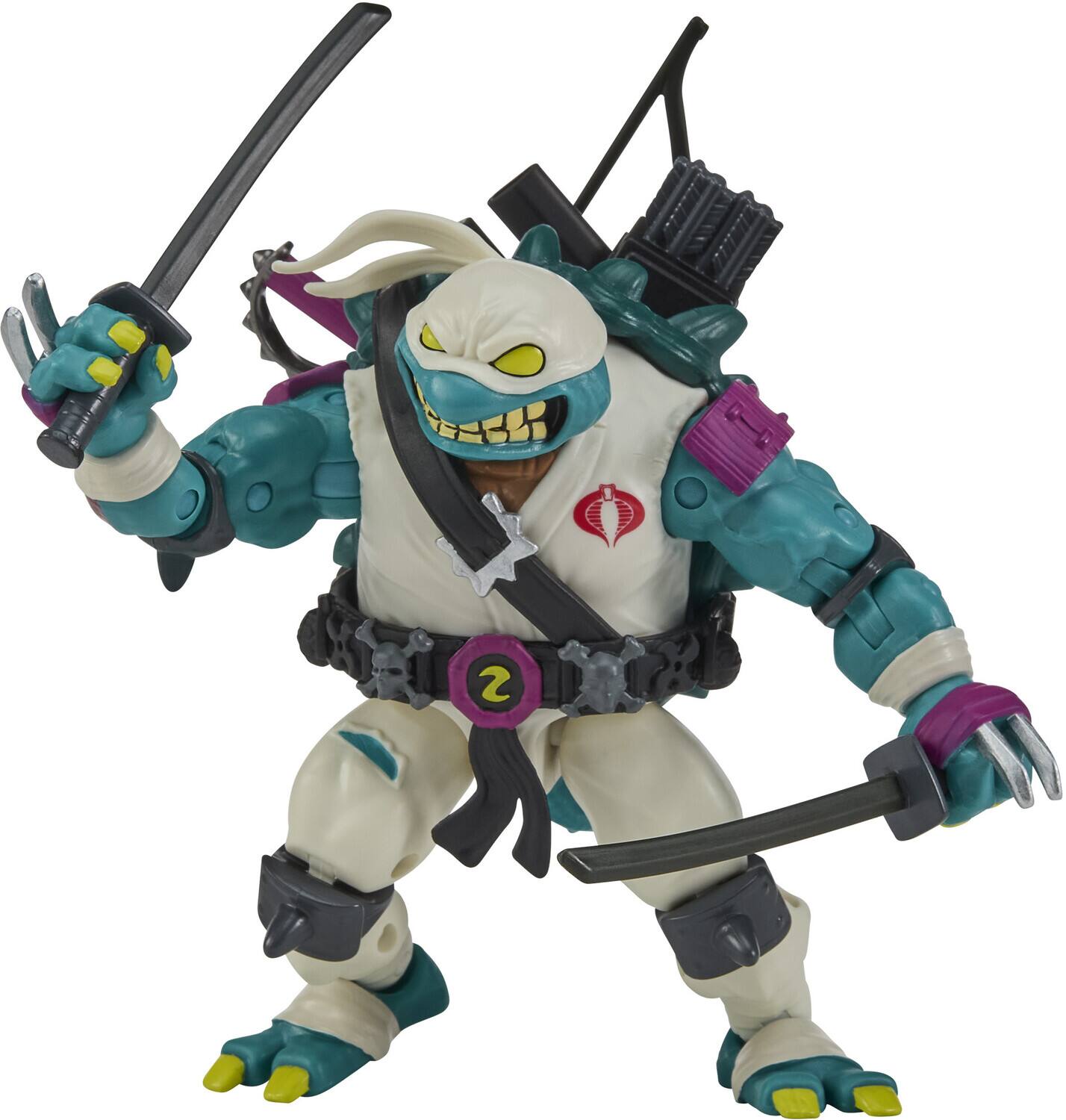 Alt View 2. PopMarket - Teenage Mutant Ninja Turtles x G.I. Joe - Stormshadow x Slash Action Figure (TMNT)   - COLLECTIBLES - Multicolor.