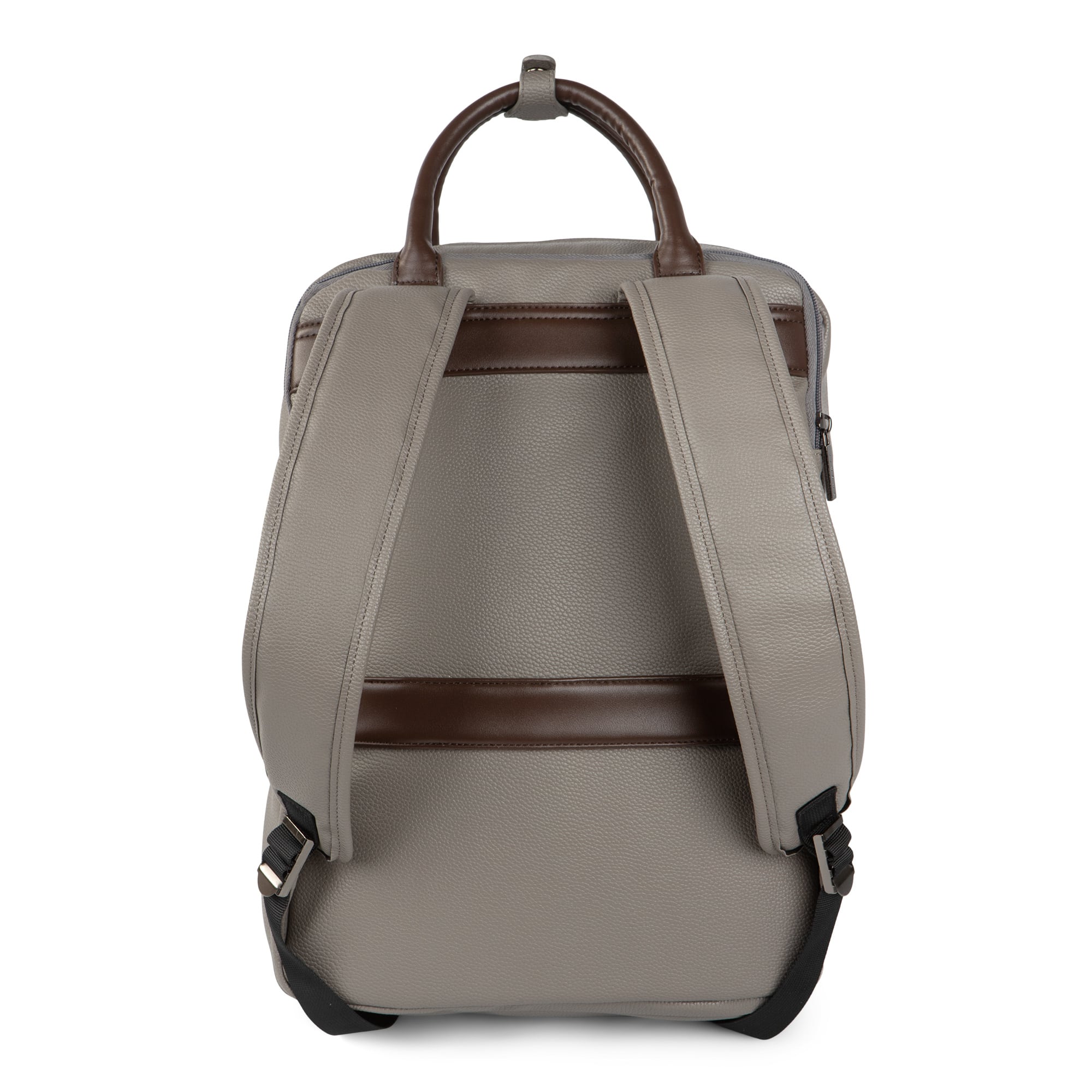 Left. Bugatti - Contrast Backpack - Gray.