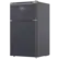 Front. Frigidaire - Compact Refrigerator with Top Freezer - 2 Door Fridge with 3.2 Cu Ft, Contemporary Series, Black - Matte Black.