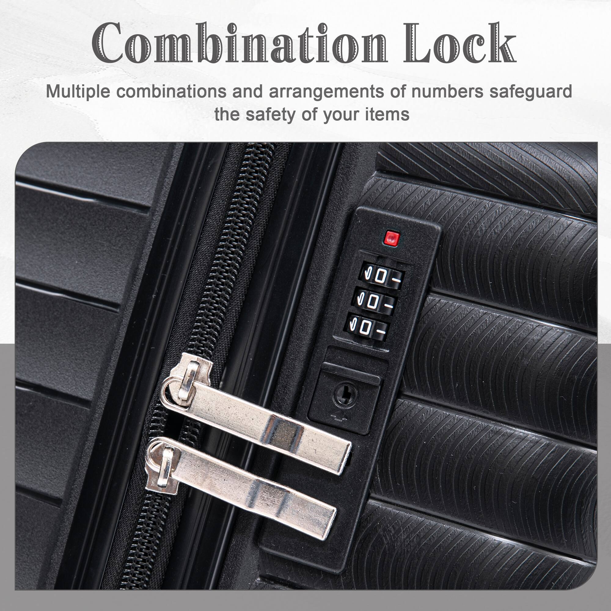 Combination Lock

Multiple combinations and arrangements of numbers safeguard the safety of your items